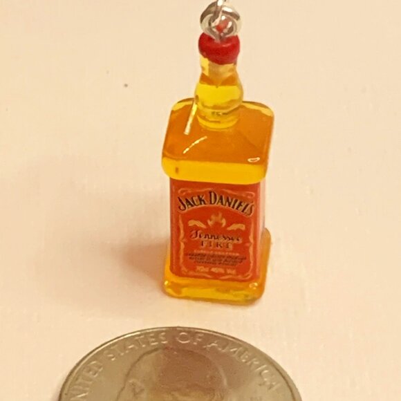 Whiskey Earring, Liquor Earring, Alcohol Earring, Gift Idea, Novelty Earring, - Picture 4 of 4